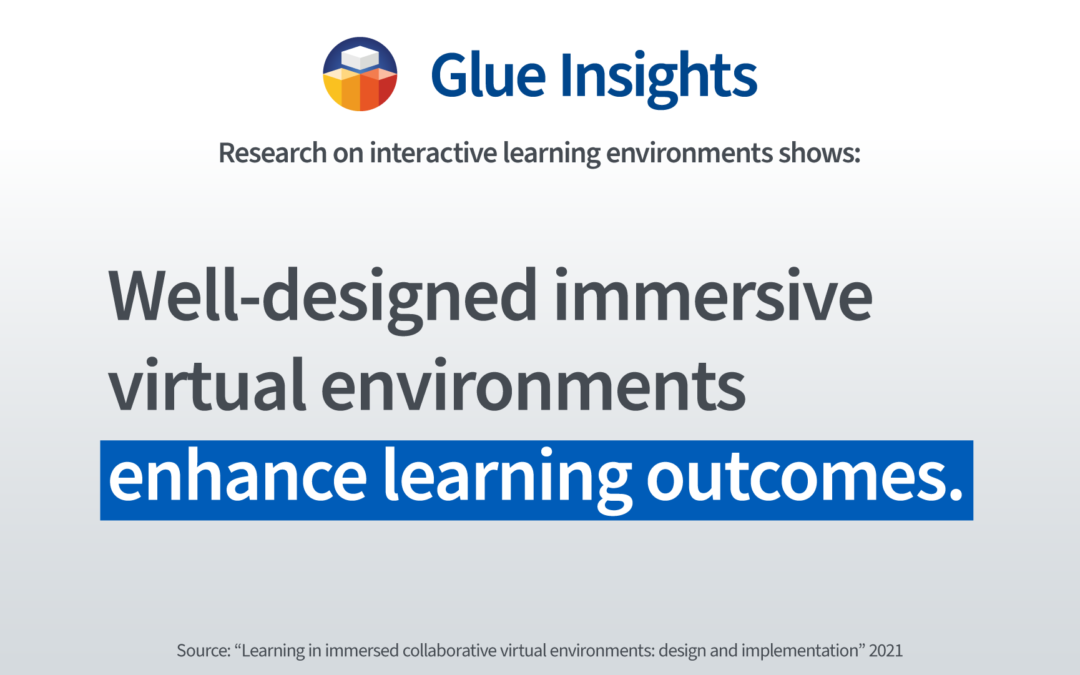 Well-designed immersive environments enhance learning outcomes