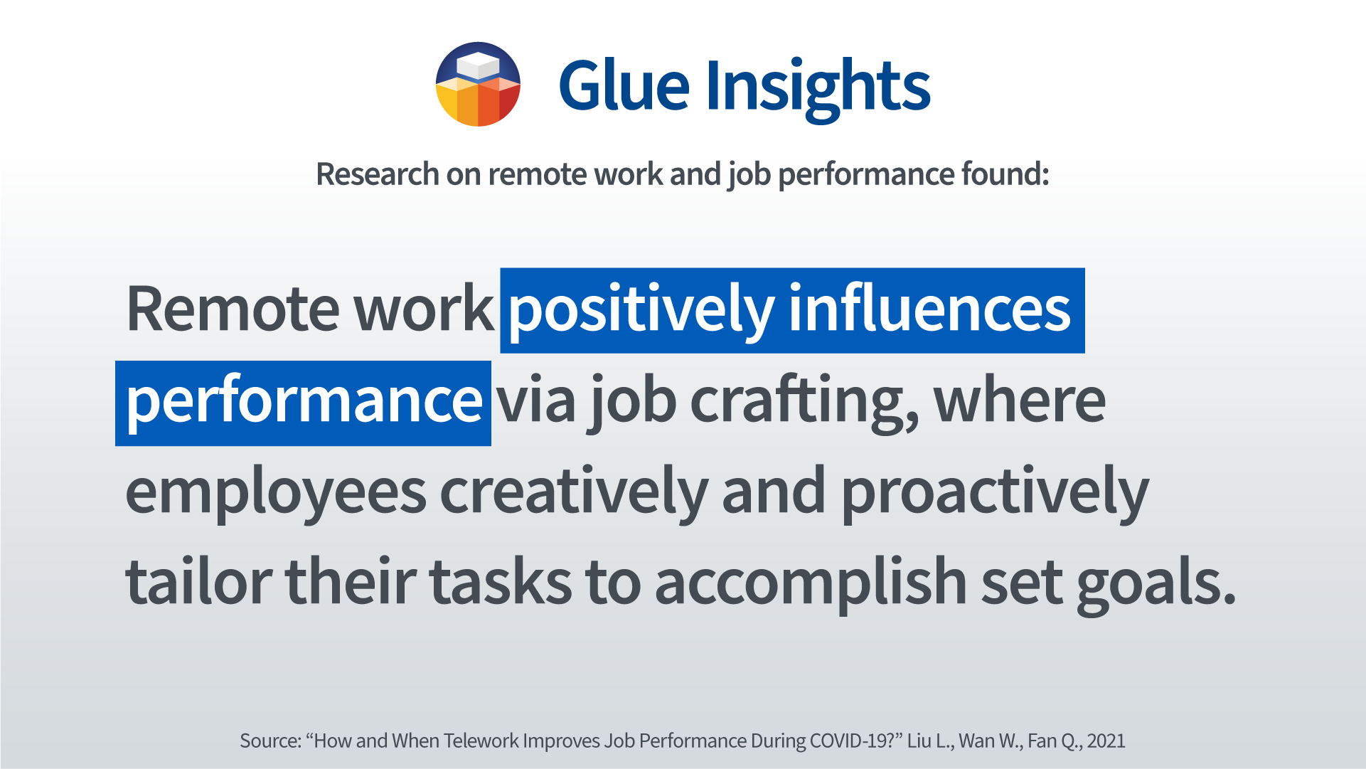 remote work influence job performance