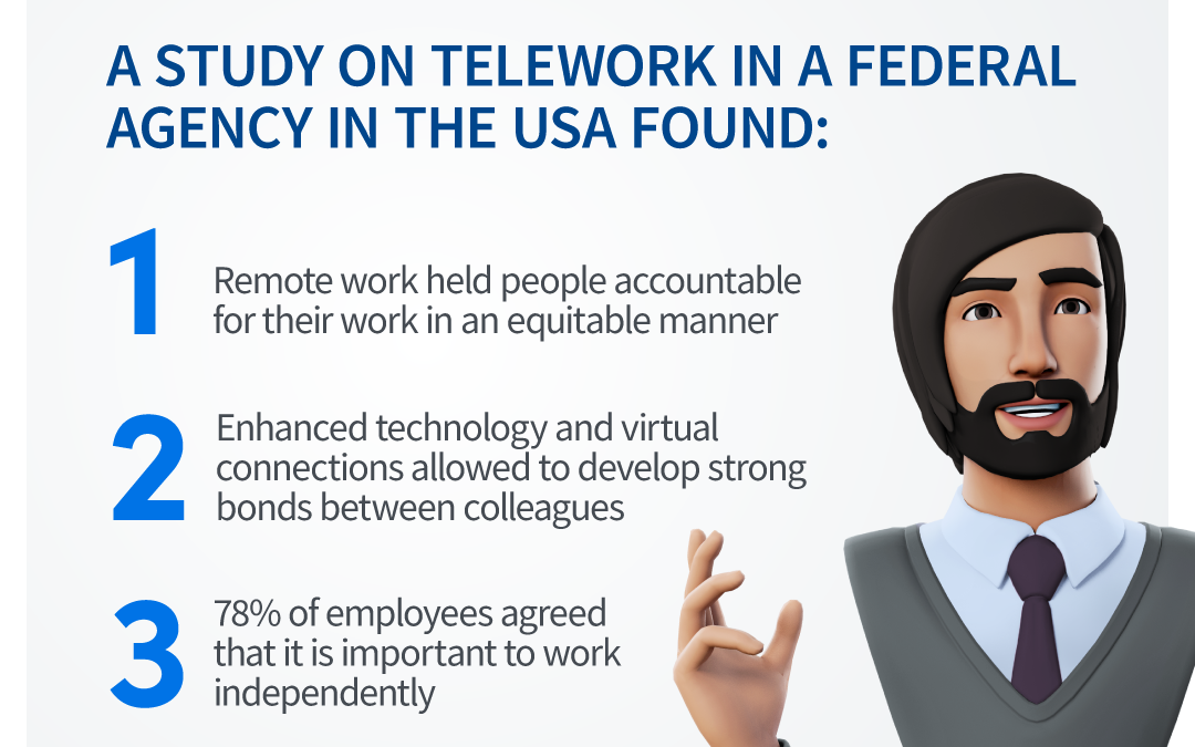Key findings from a study on remote work